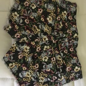 Leo and stich shorts
